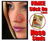 Pack Of 12 Stick on Fake Nose Studs #22