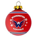 Washington Capitals 2011 Snowflake Glass Ball Ornament