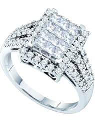 0.98CTW DIAMOND LADIES INVISIBLE RING