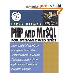 PHP and MySQL. FOR DYNAMIC WEB SITES. Visual Quickpro Guide. (Visual QuickPro Guides)