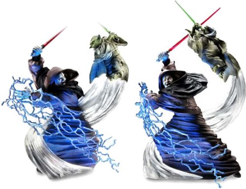 STAR WARS Unleashed フィギュア パルパティーンvsヨーダ