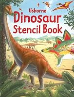 Usborne Dinosaur Stencil Book (Stencil Books)
