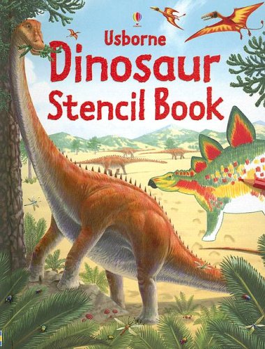 Childrens Toyshop  Toys : Usborne Dinosaur Stencil Book (Stencil Books)