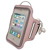 igadgitz Wasserabweisendes Neopren Armband Oberarmtasche in Pink Rosa mit Anti-Rutsch-Pukte f�r Sport, Jogging und Fitnessstudio mit Tasche Etui Case H�lle Schutzh�lle f�r Apple iPhone4 & 4S 16gb 32gb & 64gb