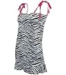 So Cal Junior's STRAPPY ZEBRA DRESSES- Black