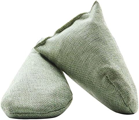 Culon Green 200g Bamboo Charcoal Bags, Natural Shoe Odor Eliminator Removes Moisture & Odors from Footwear, Pack of 2