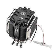 Cooler Master V8 Nickel Plated Copper Base Aluminum Fins 8 Heatpipes Core i7 1366 CPU Cooler - (RR-UV8-XBU1-GP)