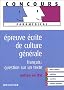 Epreuve �crite de culture g�n�rale : Fran�ais : question sur un texte Entr�e en FSI