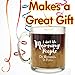 I Don't Like Morning People - Funny Glass Coffee Mug - Makes a Great Gag Gift!