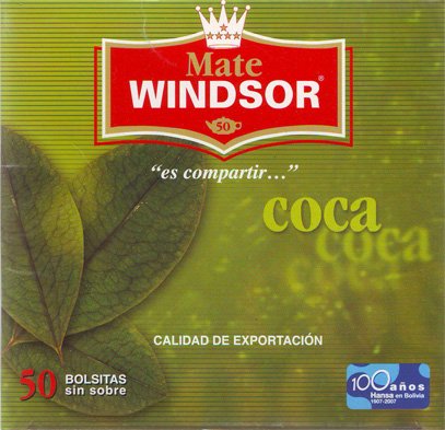 Windsor Coca Tea Mate De Coca 50ct. by Hansa Ltda.