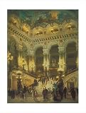 Lobby of Paris Opera by Jean Beraud poster print,23.5 in. x 31.2 in.