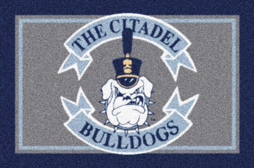 Citadel Bulldogs 2' 8 x 3' 10 Team Spirit Area Rug