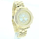 Womens Diamond JoJo Watch 1.25ct Yellow Gold White MOP