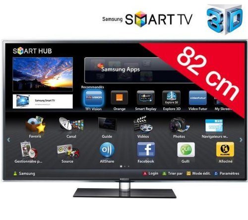 SAMSUNG Televisor LED 3D Smart TV UE32D6500ZF + Gafas 3D Active SSG-4100GB/XC