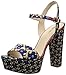 Nine West Women's Carnation Fabric Platform Sandal