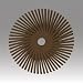 Scotch-Brite Radial Bristle Disc, 35000 rpm, 1" Diameter, 36 Grit, Dark Brown (Pack of 24)