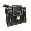 Kenneth Cole Glazed Leather Womens Tab Bifold Wallet in Choice of Colors