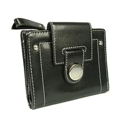 Kenneth Cole Glazed Leather Womens Tab Bifold Wallet in Choice of Colors