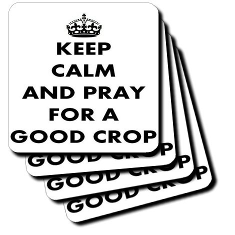 cst_63143_2 Taiche - Greeting Card - Keep Calm - Pray For a Good Crop - crop, riding crop, keep calm and carry on, humor, humour, fun, discipline - Coasters - set of 8 Coasters - Soft
