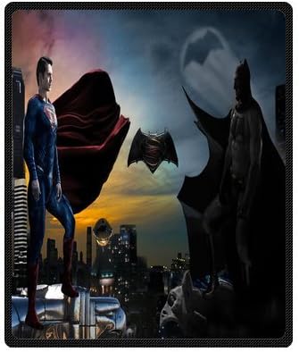 Daniellestore Custom BATMAN v SUPERMAN Dawn Justice Super Soft Fleece Throw Blanket Cozy Throw Light Weight Blanket Sofa/ Couch/ Travel Throw Blanket 50x60 Inch