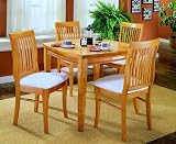 5114vnivCAL. SL160  5pc Liz Collection Bistro Dining Table & Chairs Dinette Set