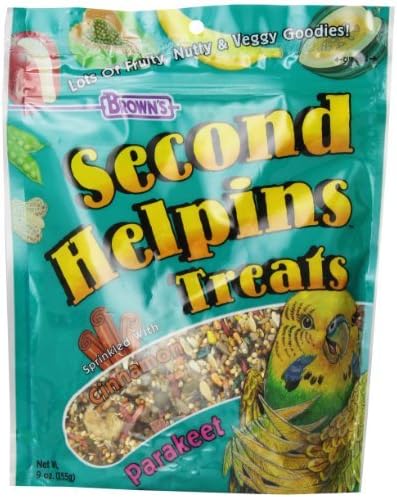 Second Helpins Parakeet Treat with Cinnamon, 9-Ounce by F.M. Brown's