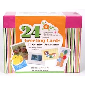 Paper Magic All Occasion Greeting Cards 24-ct with BONUS 20-card All Occasion Greeting Card Set