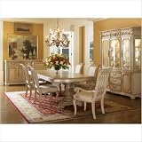 Cordoba 7 Piece Double Pedestal Dining Room Set in Antiguo Blanco