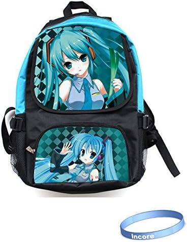 Incore Kidway School Book Bag Canvas Backpack Rucksack Cosplay - Hatsune Miku