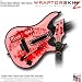 Big Kiss Red on Pink WraptorSkinz Skin fits Guitar Hero World Tour Guitar for Nintendo Wii (GUITAR NOT INCLUDED)