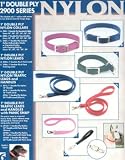 Coastal Pet Double-Ply Nylon Dog Leash / Lead (Red, 4 ft. L x 1 inch W)