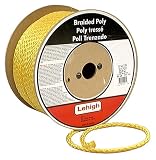 Crawford-Lehigh HB412 1/4-Inch-by-1200-Foot Hollow Braid Poly Floating Rope