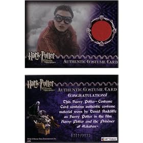 Harry Potter Azkaban Update Costume Card - Daniel Radcliffe Quidditch - # / 2173