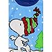Peanuts Snoopy Boys Christmas Holiday Fleece Pajamas