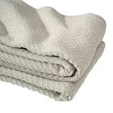 Martex Pima Rich Cotton Twin Blanket, Khaki