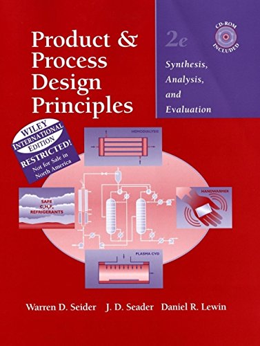 Product and Process Design Principles: Synthesis, Analysis, and Evaluation