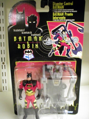 Childrens Toyshop  Toys : Batman & Robin Disaster Control Batman Action Figure