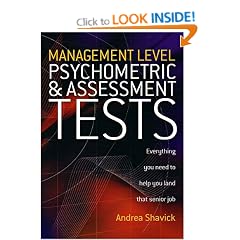 Management Level Psychometric and Assessment Tests