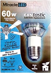 Miracle LED 605026 Ceiling Fan Bulb, White