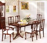 BEAUTIFUL NEW CHERRY FINISH CHIPPENDALE DINING ROOM SET