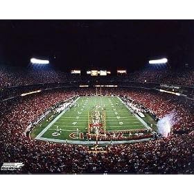 Arrowhead Stadium (KC Chiefs) - Nighttime Officially Licensed Photo - Choose Your Size and Framing Options