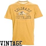 University of Colorado Buffaloes Gold Vintage Retro T-Shirt by Forty Seven Brand