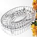 CLARICE CRYSTAL OVAL SECTIONAL PLATE