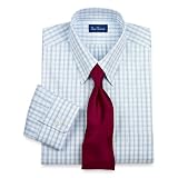 Paul Fredrick Check Pinpoint Oxford Dress Shirt