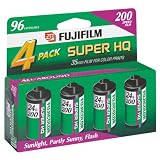 Fujifilm Super HQ 200 Speed 24 Exposure 35mm Film (4 Pack)