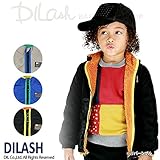 (ディラッシュ) DILASH迷彩ナイロン＆ボアリバーシブルジャケット/秋 ベビー キッズ 男の子 90 ブルー