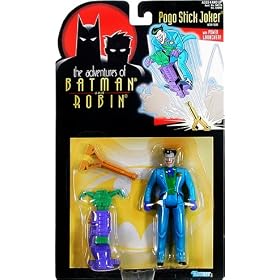 Year 1995 The Adventures of Batman and Robin 5 Inch Tall Action Figure - Pogo Stick Joker with... by Batman