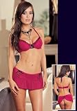 Ruffled Lover Bra And Skirt Set