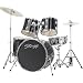 Stagg Music 5 Piece Beginner Drum Set TIM+22BK BLACK
