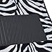 A Set of 4 Universal Fit Animal Print Carpet Floor Mats for Cars / Truck - Zebra White Tiger